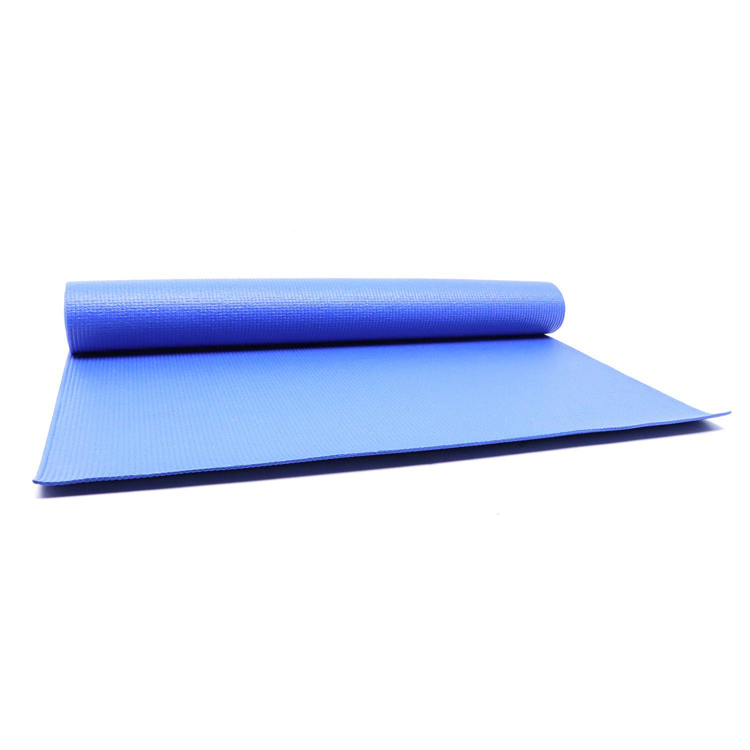 Mat Yoga 6 Mm Azul - Rosado Ud Bolso de Transporte Jks-2