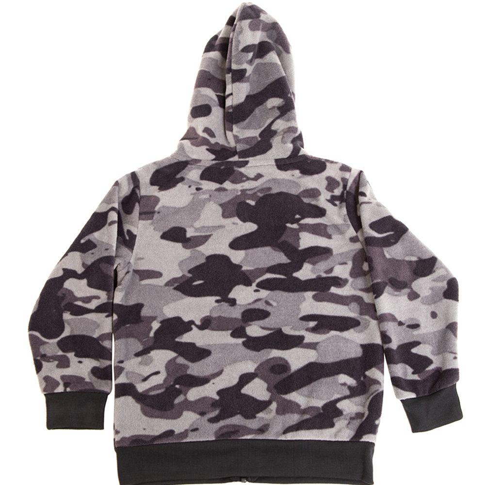 Polerón Micropolar Full Zipper Gris Niños Spitfire-4