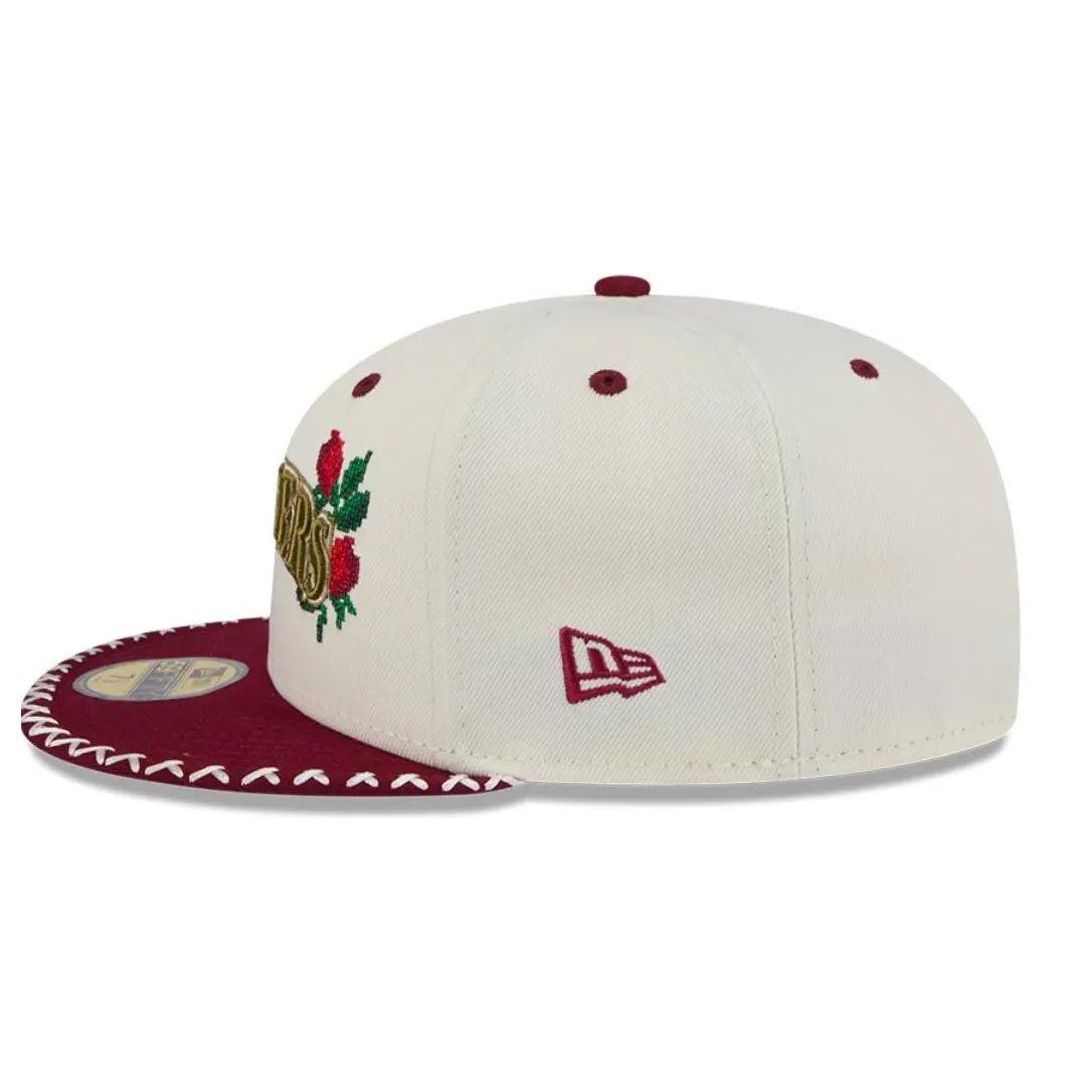 Jockey Gorra New Era 59fifty Mlb Seattle Mariners Novelty Stitch White-2