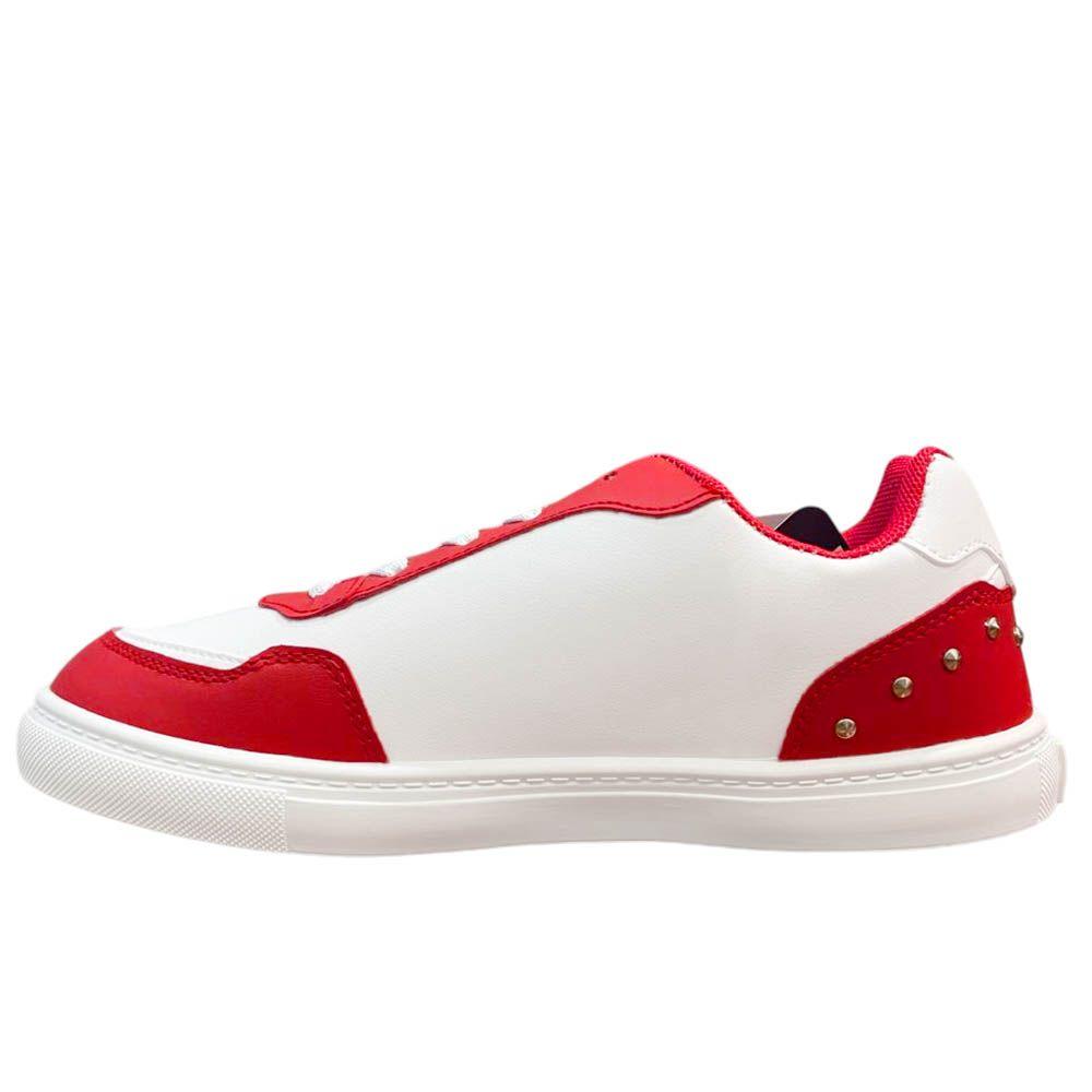 Zapatillas Niña Disney Minnie Mouse Blanca Rojo Moda-1