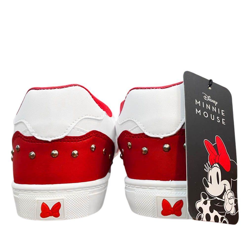 Zapatillas Niña Disney Minnie Mouse Blanca Rojo Moda-4