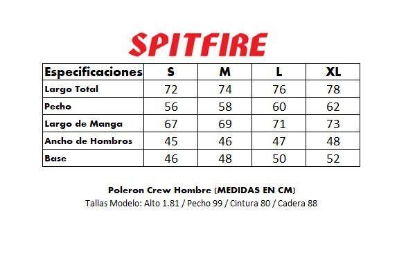 Polerón Hoodie Canguro Wheels Hombre Negro Spitfire-8