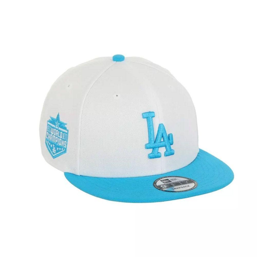 Jockey Gorra New Era 9Fifty Los Angeles Dodgers MLB Patch Color Pack White-1