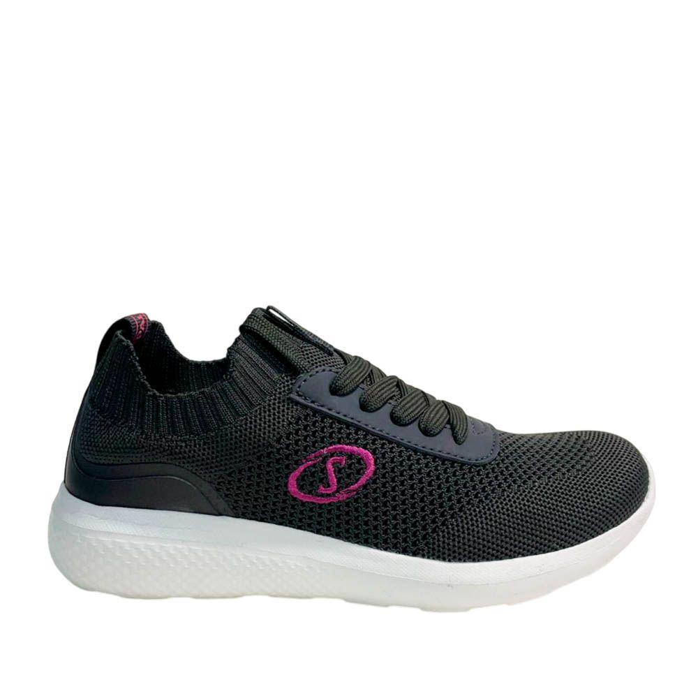 Zapatilla Mujer Spalding Fitness Gris Oscuro-0