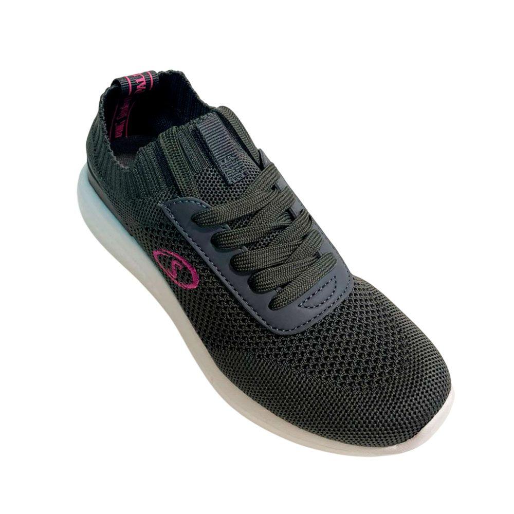 Zapatilla Mujer Spalding Fitness Gris Oscuro-3