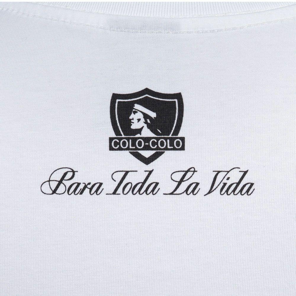 Polera Hombre Colo Colo Urbano "Por el Colo" Blanco-3