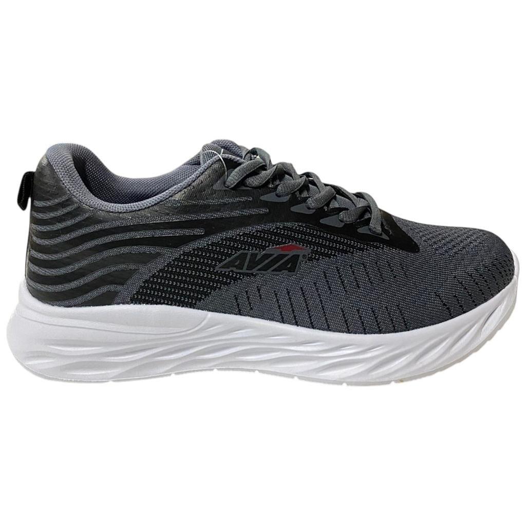 Zapatillas Deportivas Hombre AVIA Hamburg Gris Negro-0