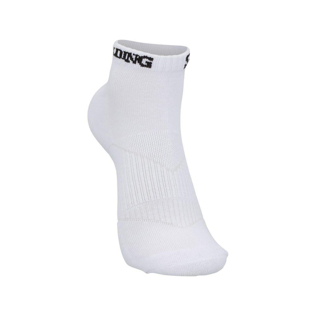Tripack Calcetines Cortos Blanco Negro Gris Spalding 40-45-3