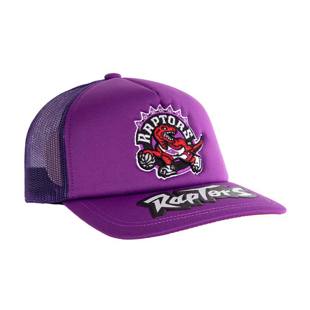 Jockey Gorro Trucker Nba Toronto Raptors Morado Mitchell And Ness-2