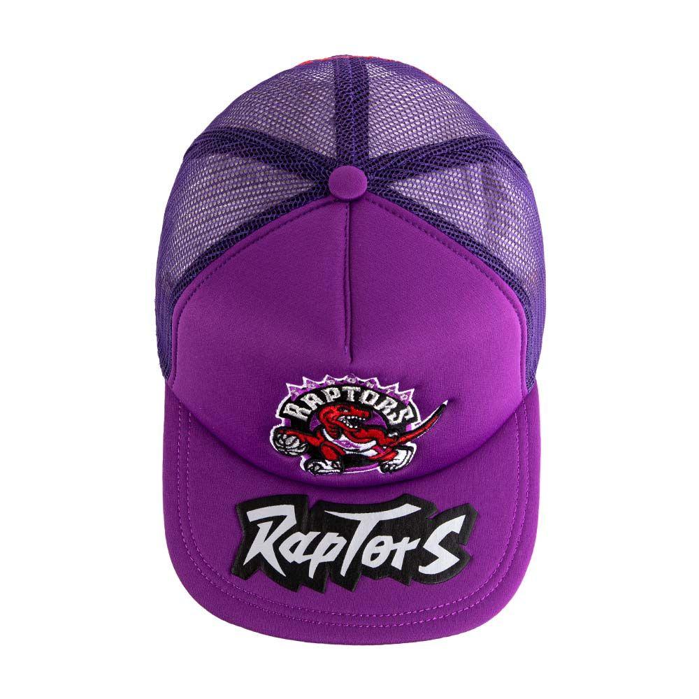 Jockey Gorro Trucker Nba Toronto Raptors Morado Mitchell And Ness-4