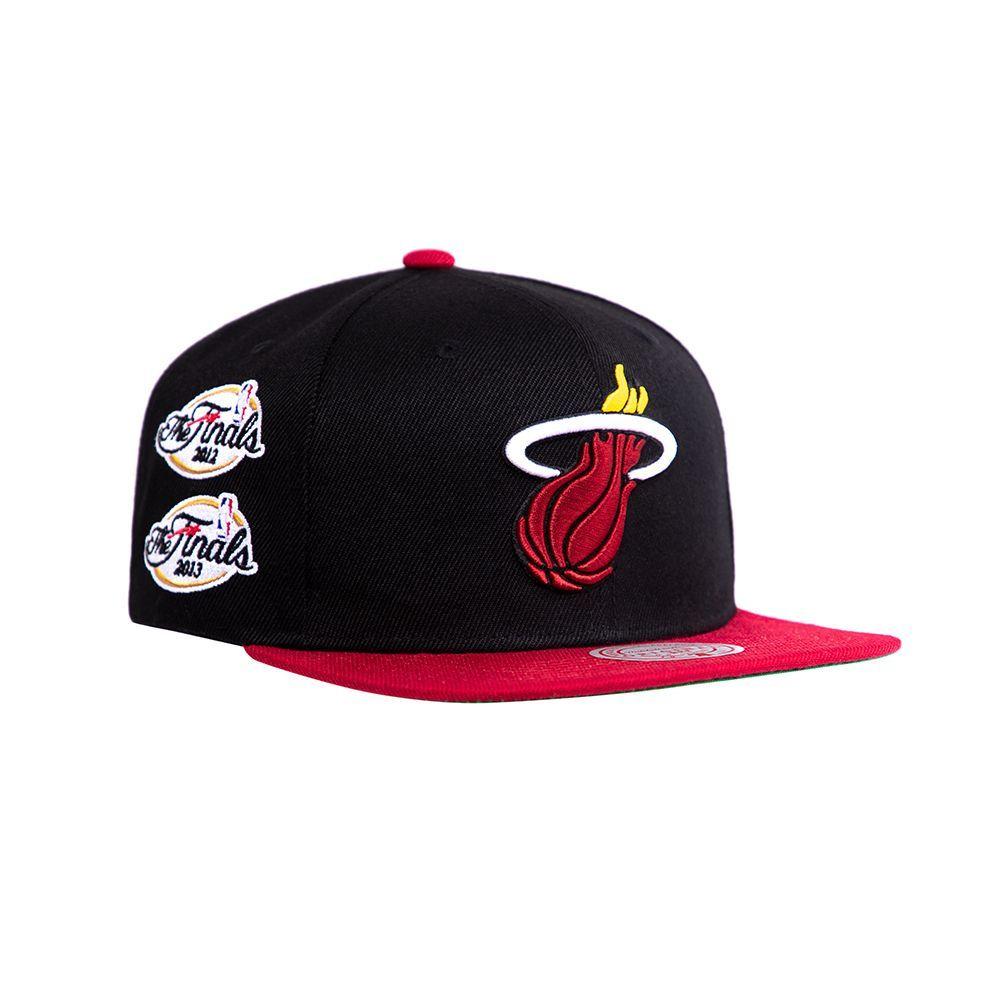 Gorro Miami Heat Champions Negro Mitchell And Ness-1
