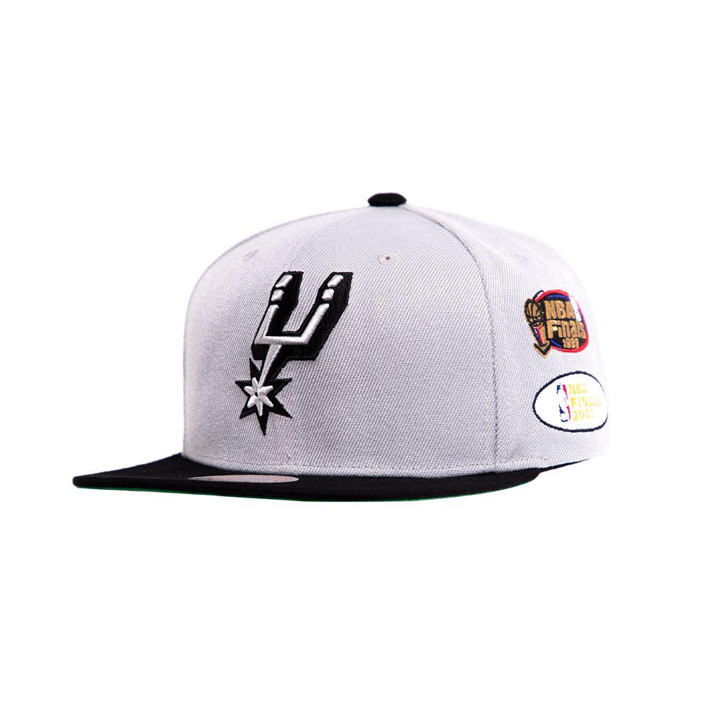 Gorro San Antonio Spurs Finals Gris Mitchell And Ness-2