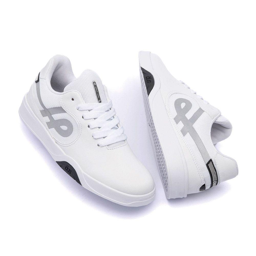 Zapatilla OUS Imigrante Branco Reflex Preto-3