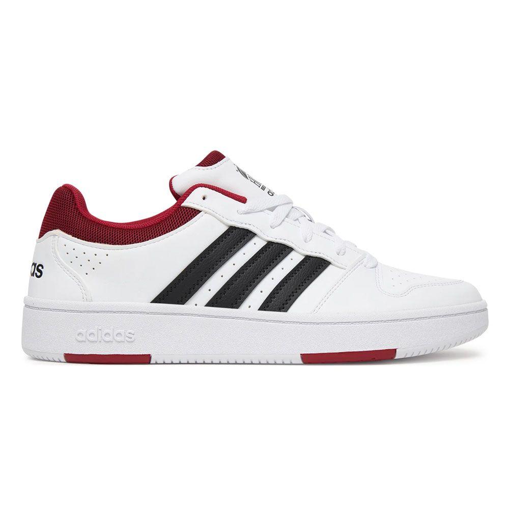 Zapatillas Adidas Hoops Classic Blanco Rojo-0