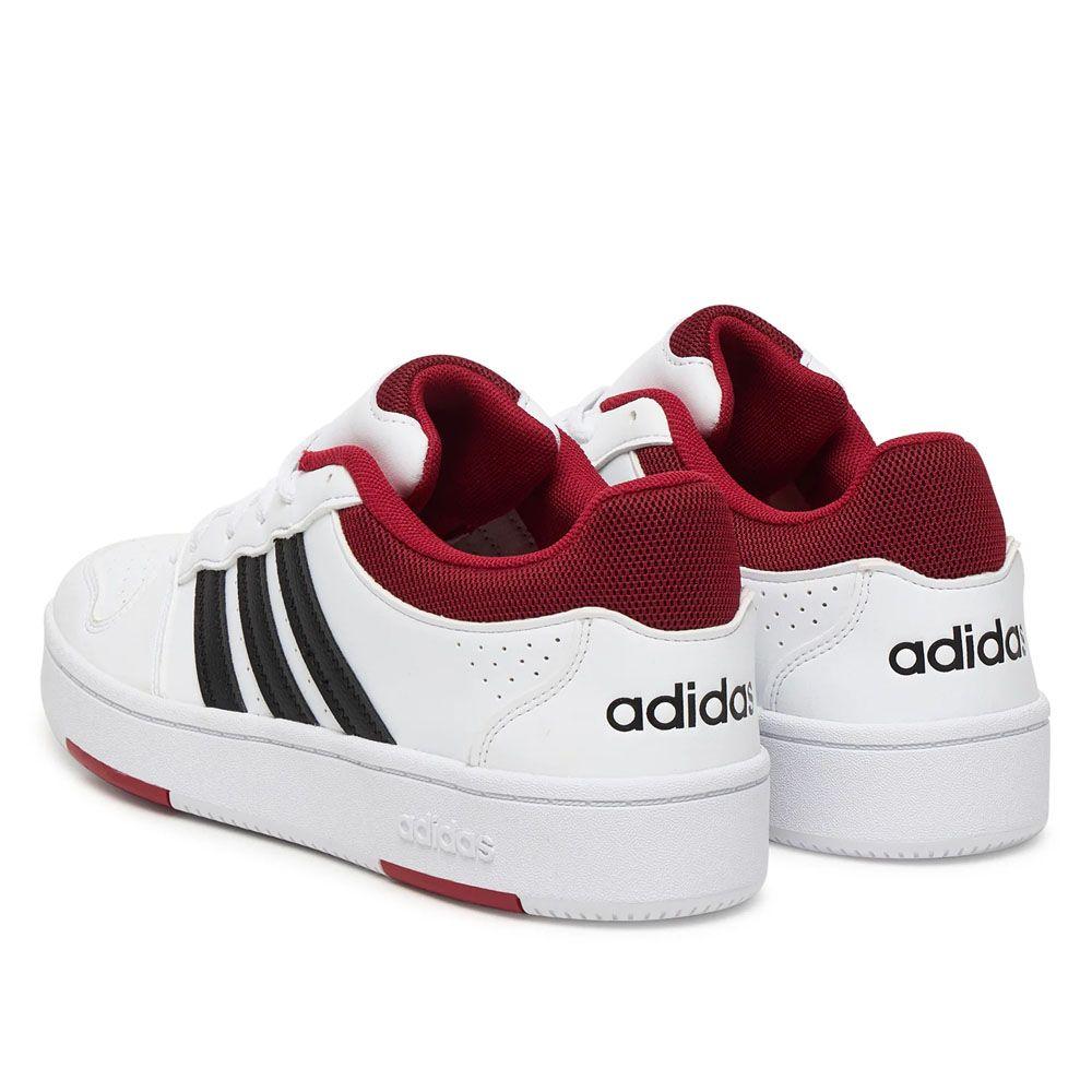 Zapatillas Adidas Hoops Classic Blanco Rojo-2
