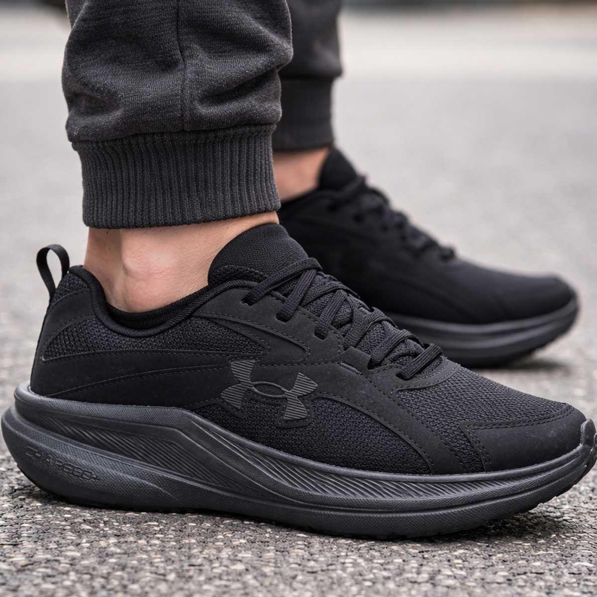 Zapatilla Running Hombre UA Assert 11 Negro-5