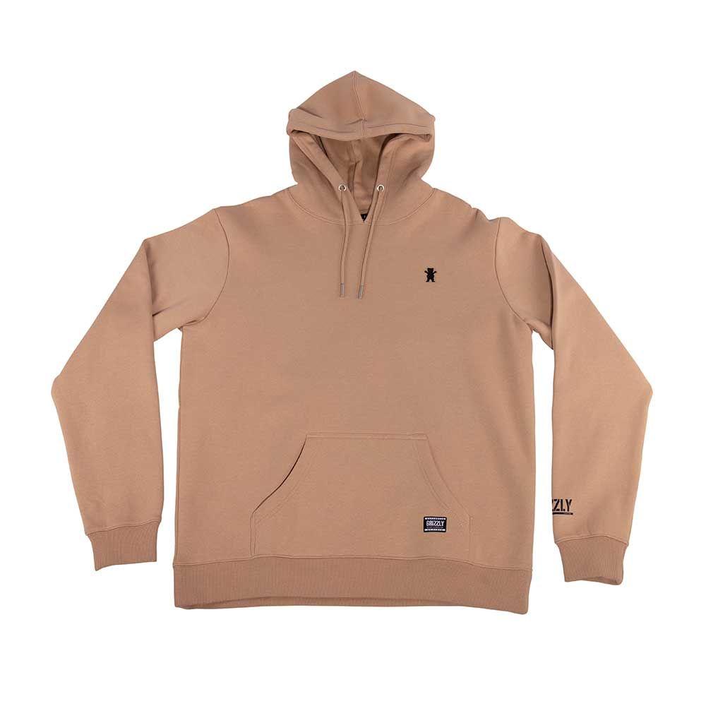 Polerón Hombre Grizzly Griptape Embroidered OG Bear Café Mocca-0