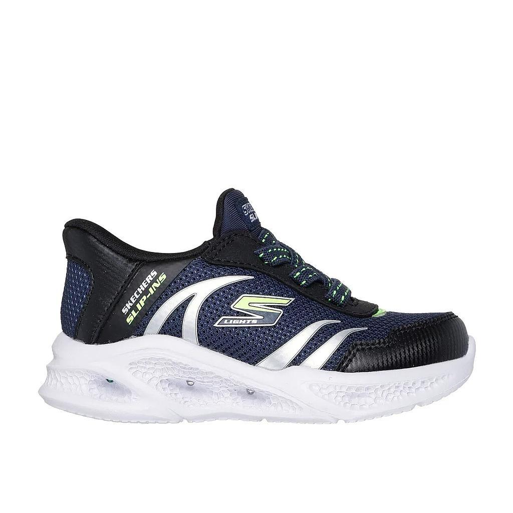 Zapatillas Urbanas Niños Skechers Slip-ins Skechers Meteor-Lights-Brisk 403848N-NVBK-0