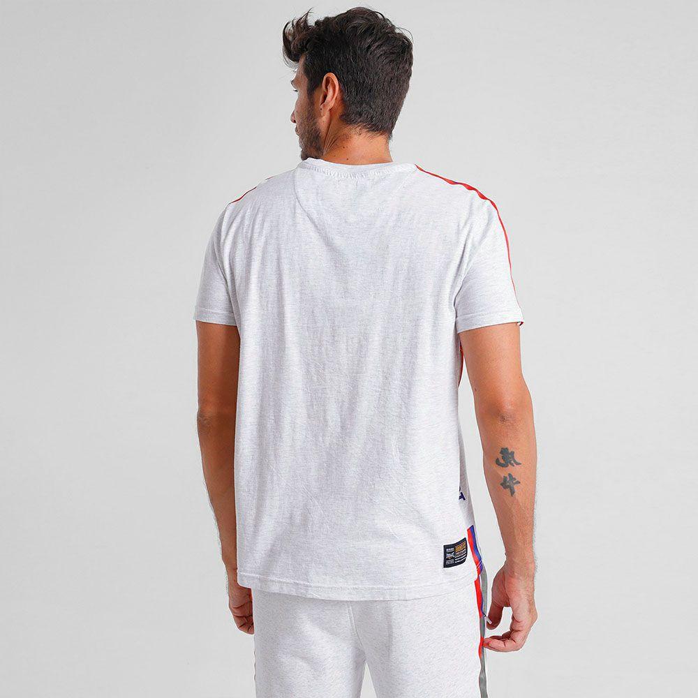 Polera Hombre Algodón Jab Gris Melange Everlast-1