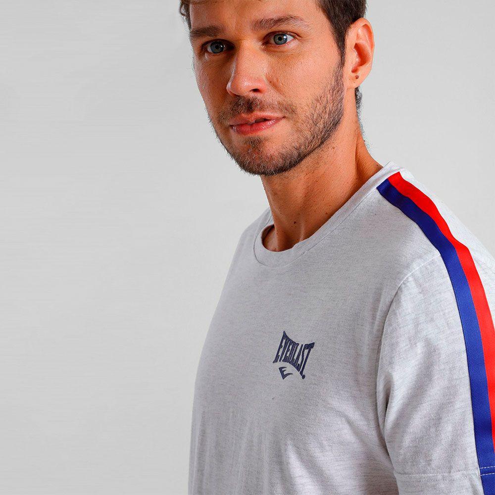 Polera Hombre Algodón Jab Gris Melange Everlast-3