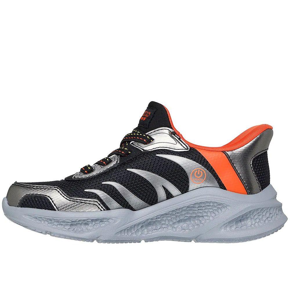 Zapatillas Niño Urbanas Skechers Meteor-Lights Slip-Ins BKSL-1