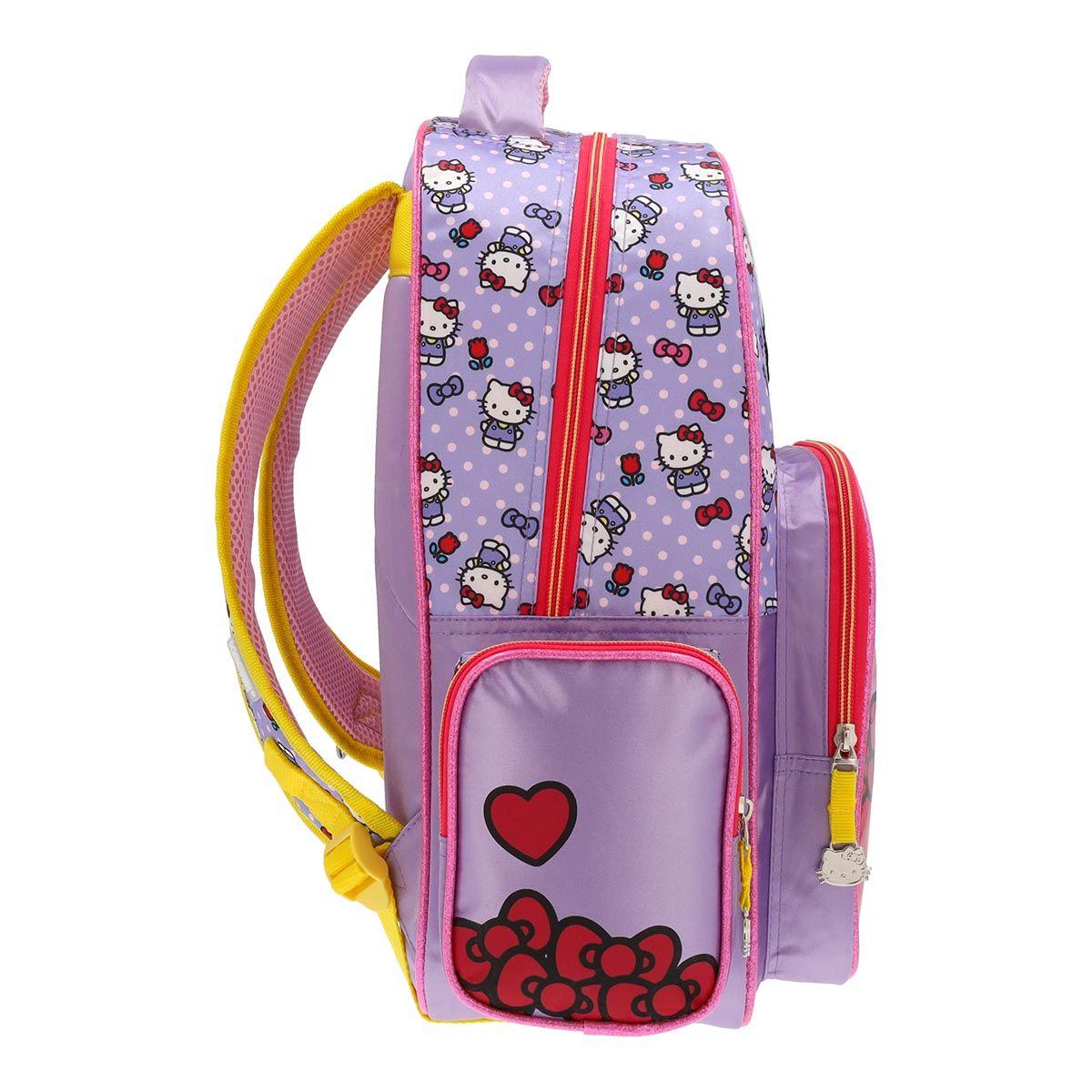Mochila Hello Kitty Infantil Rojo 14L-2