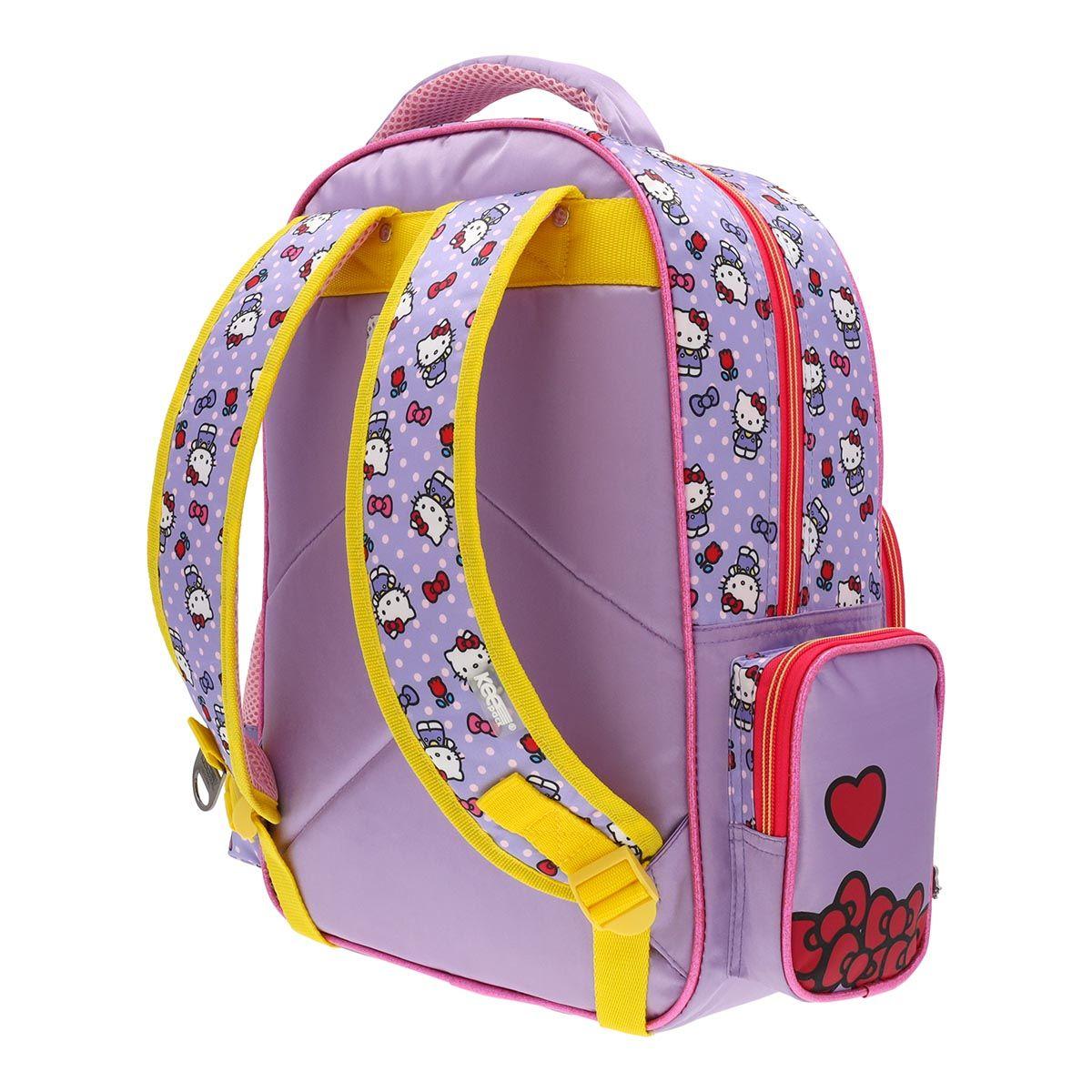 Mochila Hello Kitty Infantil Rojo 14L-3