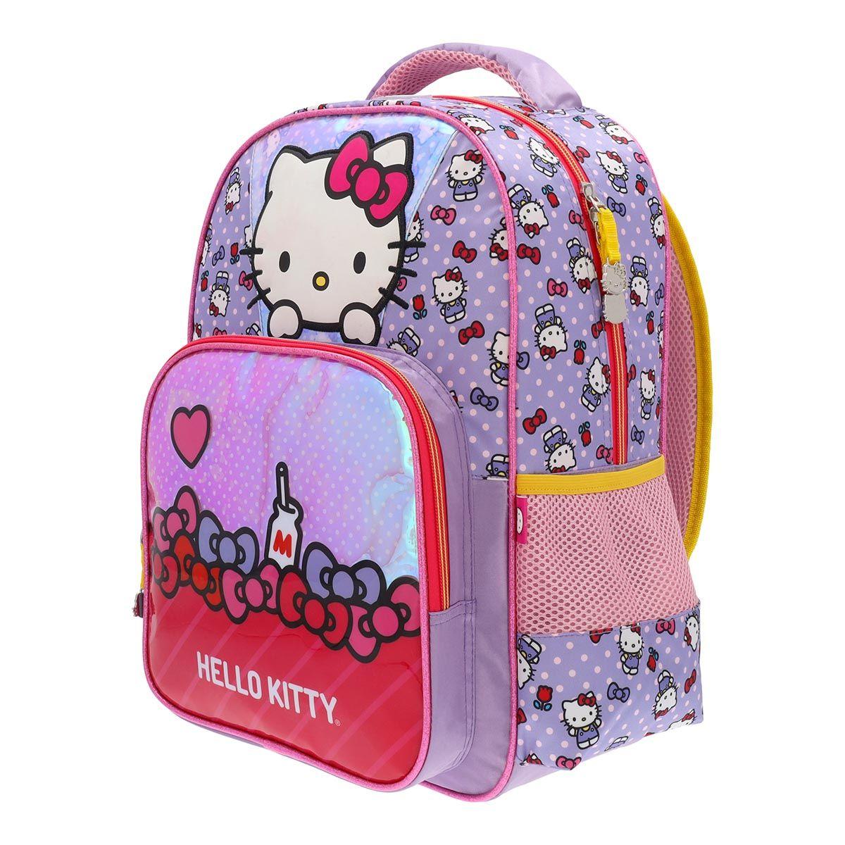 Mochila Hello Kitty Infantil Rojo 14L-7