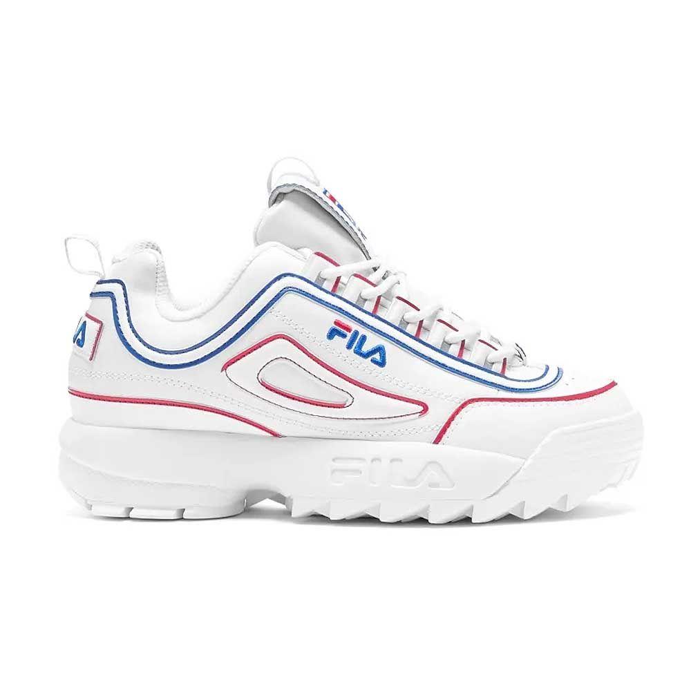 Zapatilla Urbana Juvenil Fila Disruptor II Blanco-0