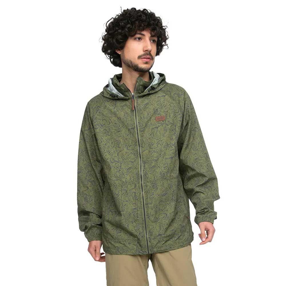 Cortaviento Liviana Hombre Hi Tec Verde-0