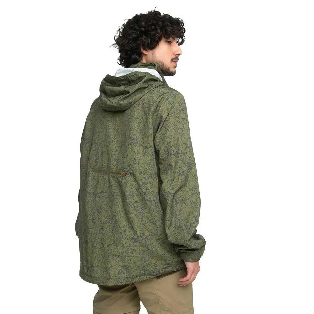 Cortaviento Liviana Hombre Hi Tec Verde-1