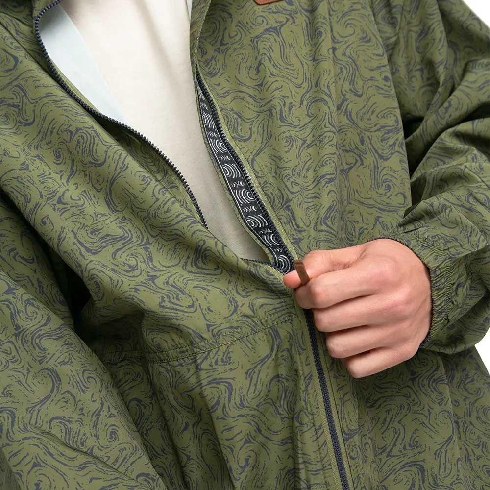 Cortaviento Liviana Hombre Hi Tec Verde-4
