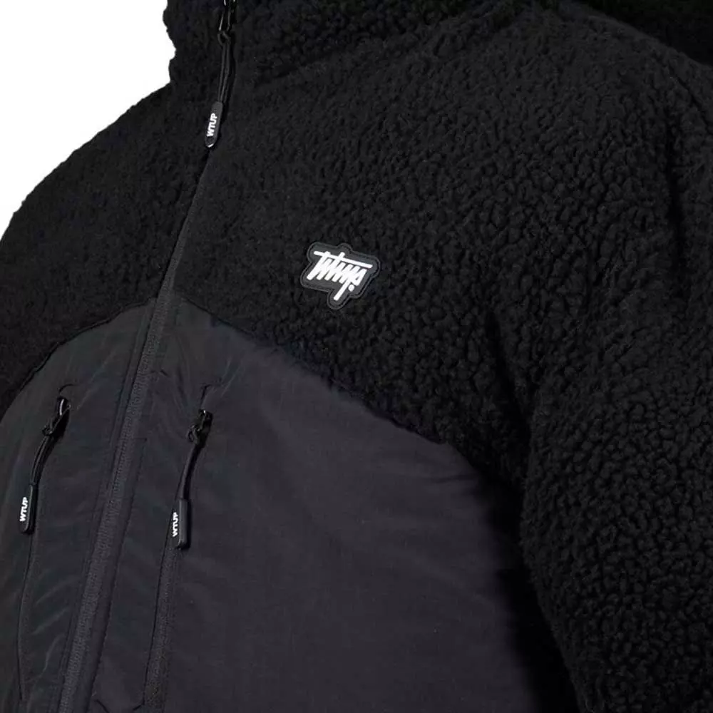 Sherpa Hombre WhatUp Full Zipper Black Black-2