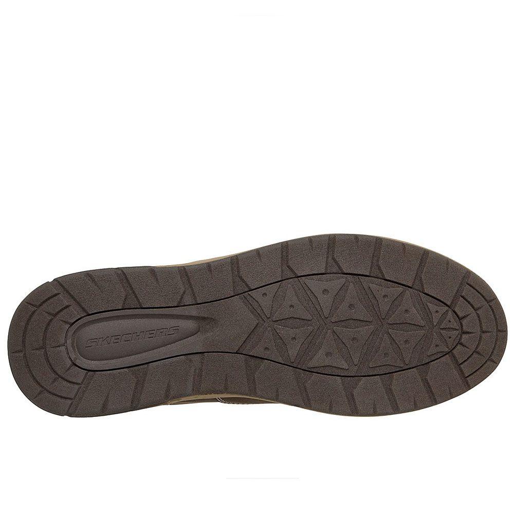 Zapatillas Waterproof Hombre Skechers Garlan Chocolate 205649-CHOC-4