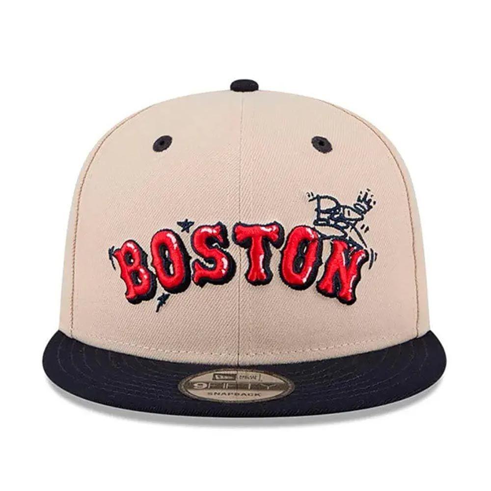 Jockey Gorra New Era Mlb 950 Boston Red Ox Unisex Beige-1