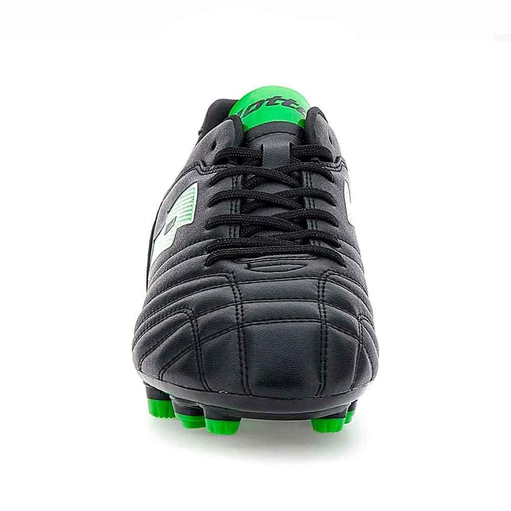 Zapato Fútbol Hombre Lotto Stadio 705 FG Negro/Verde-2