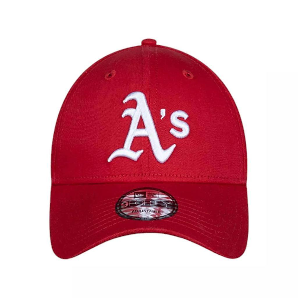 Jockey Gorra New Era 9Forty Oakland Athletics MLB Core Basics Scarlet-0