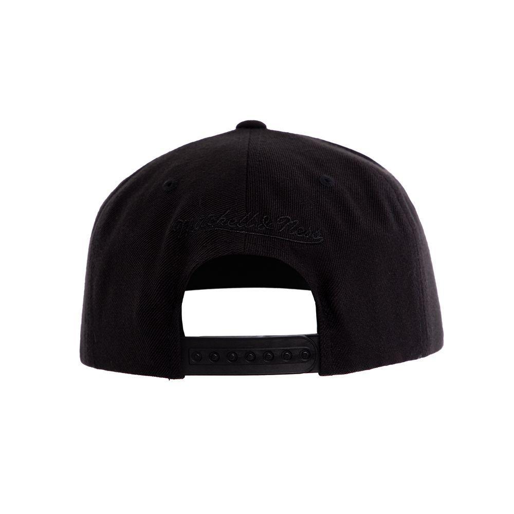 Gorro Chicago Bulls Negro Leather Mitchell And Ness-3