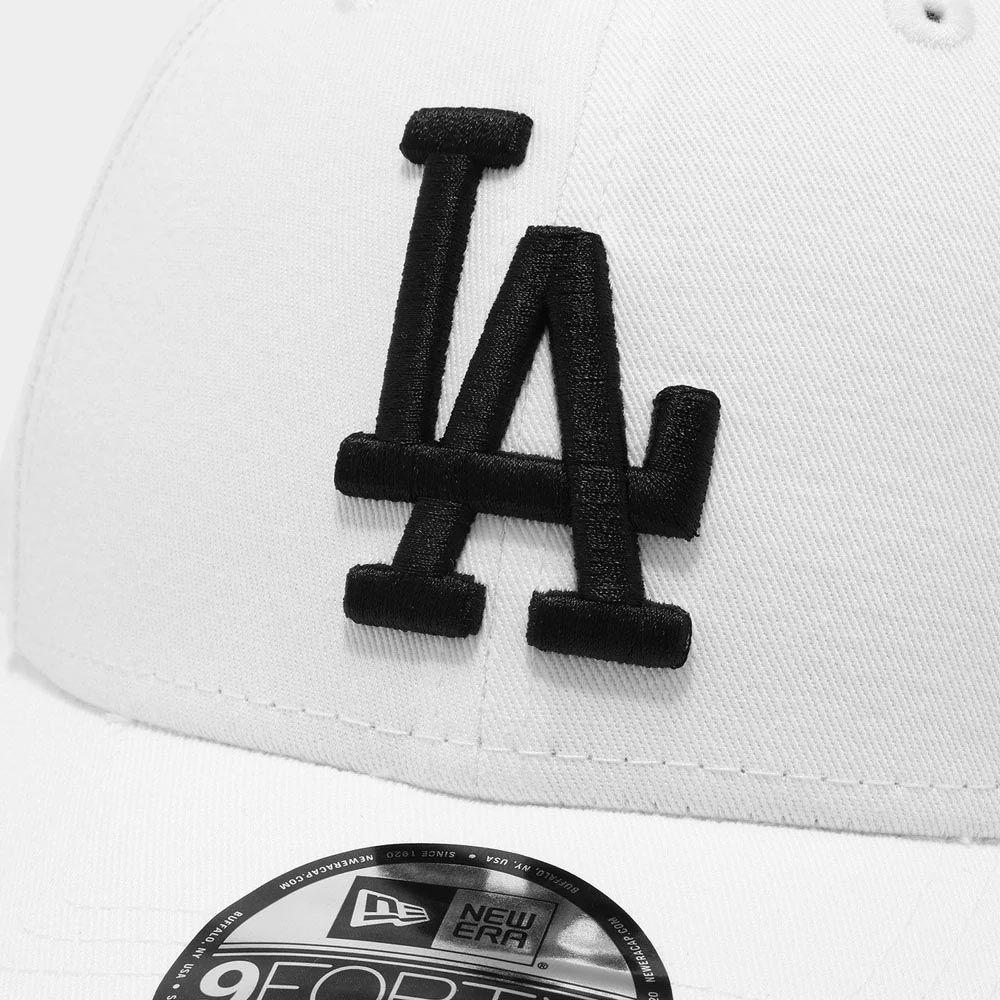 Jockey Gorro New Era Mujer 9FORTY Los Angeles Dodgers Blanco-2