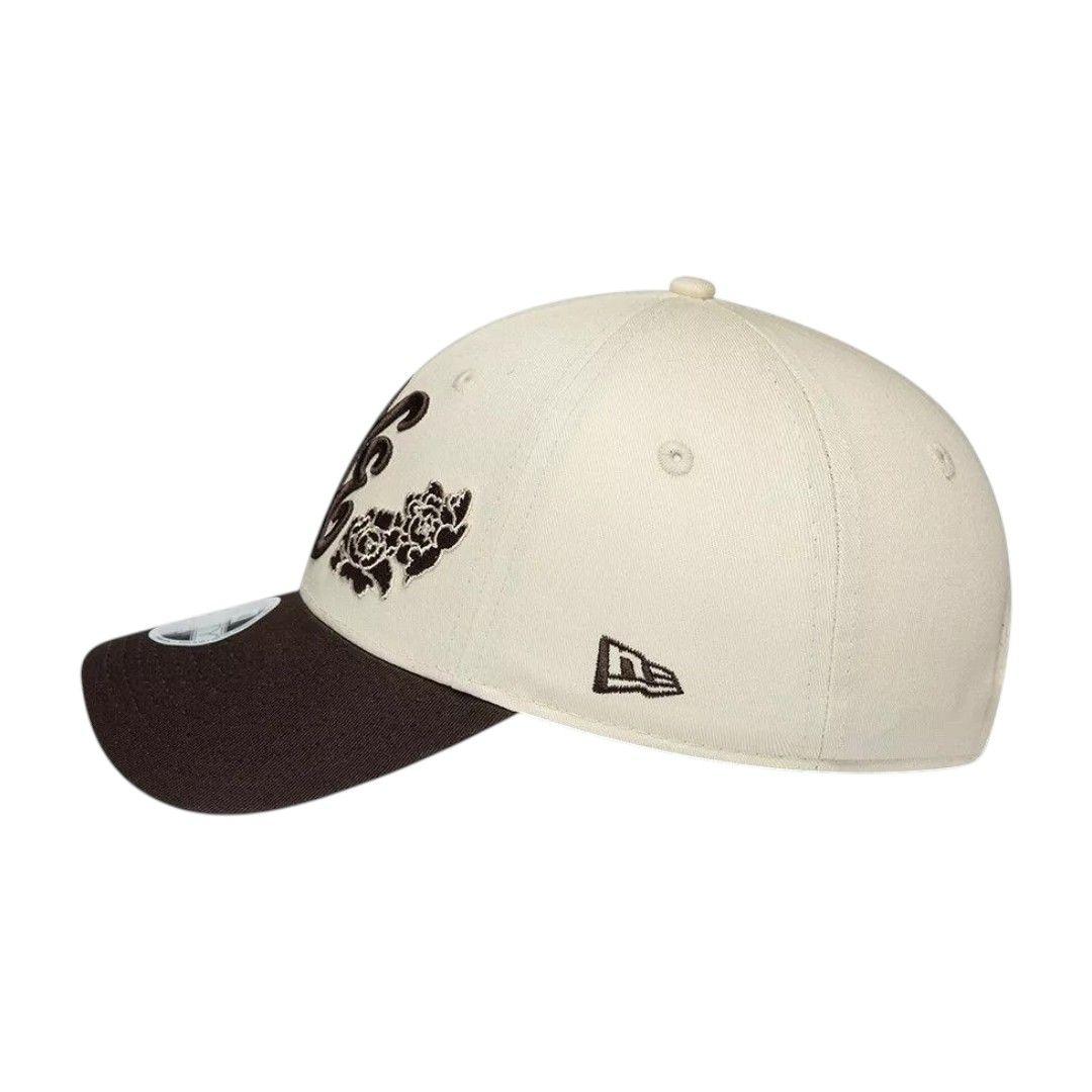 Jockey Gorro New Era Mujer 9FORTY Los Angeles Dodgers Blanco-5