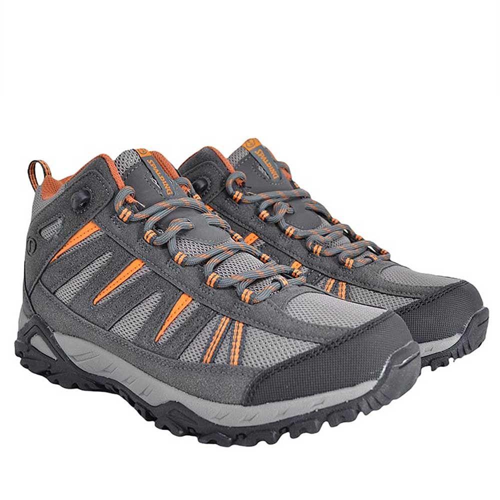 Zapatilla Outdoor Hombre Spalding Caña Alta ZMC3010 Gris Oscuro-2