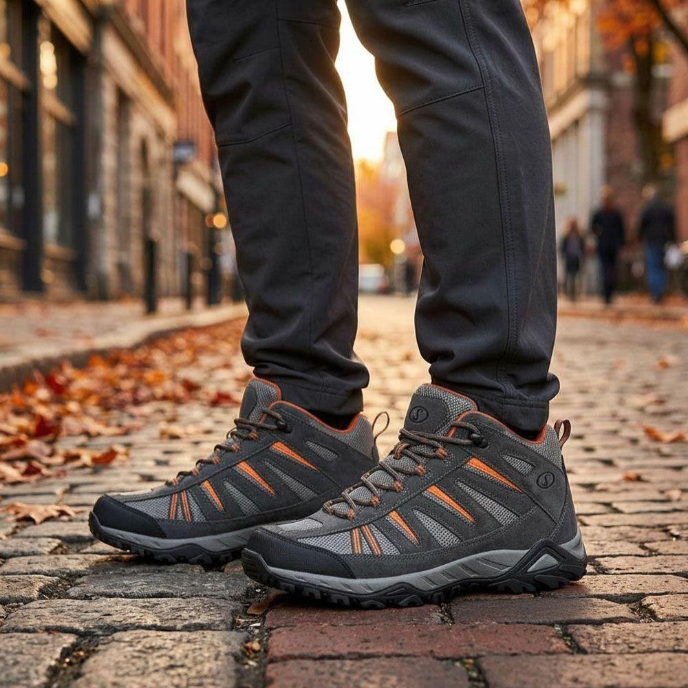 Zapatilla Outdoor Hombre Spalding Caña Alta ZMC3010 Gris Oscuro-4
