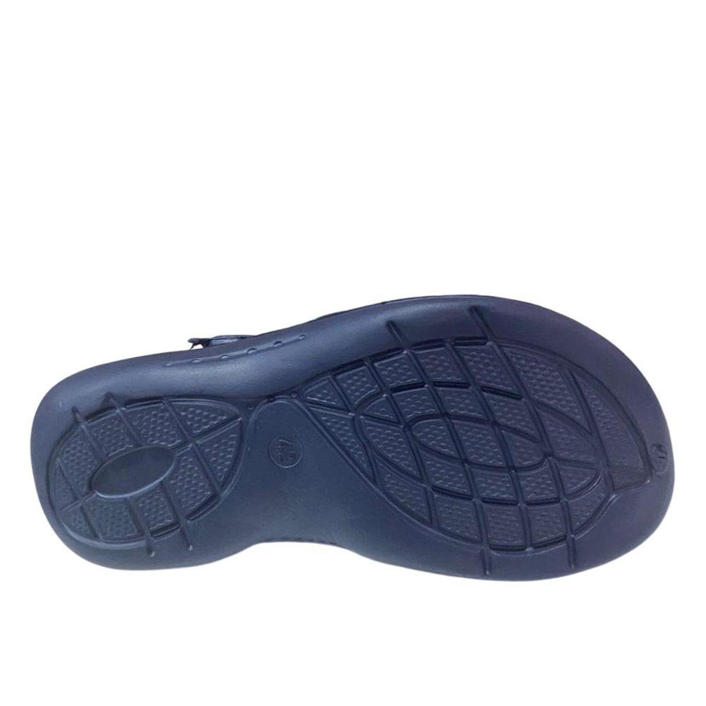 Sandalia Hombre Zueco Azul Gris Gougar-3