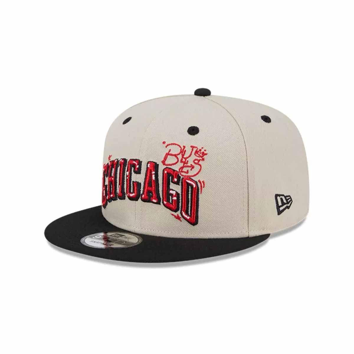 Jockey New Era 9fifty New Era NBA Chicago Bulls Art Beige-2