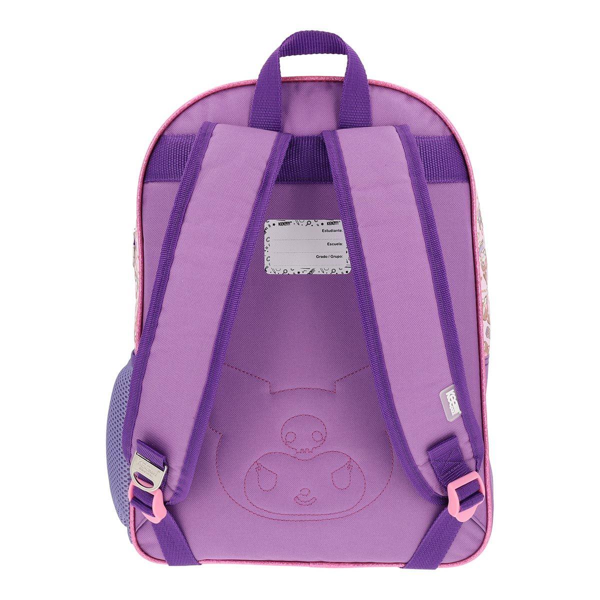 Set Mochilas 3 en 1 Kuromi Infantil Pinky 14L-3