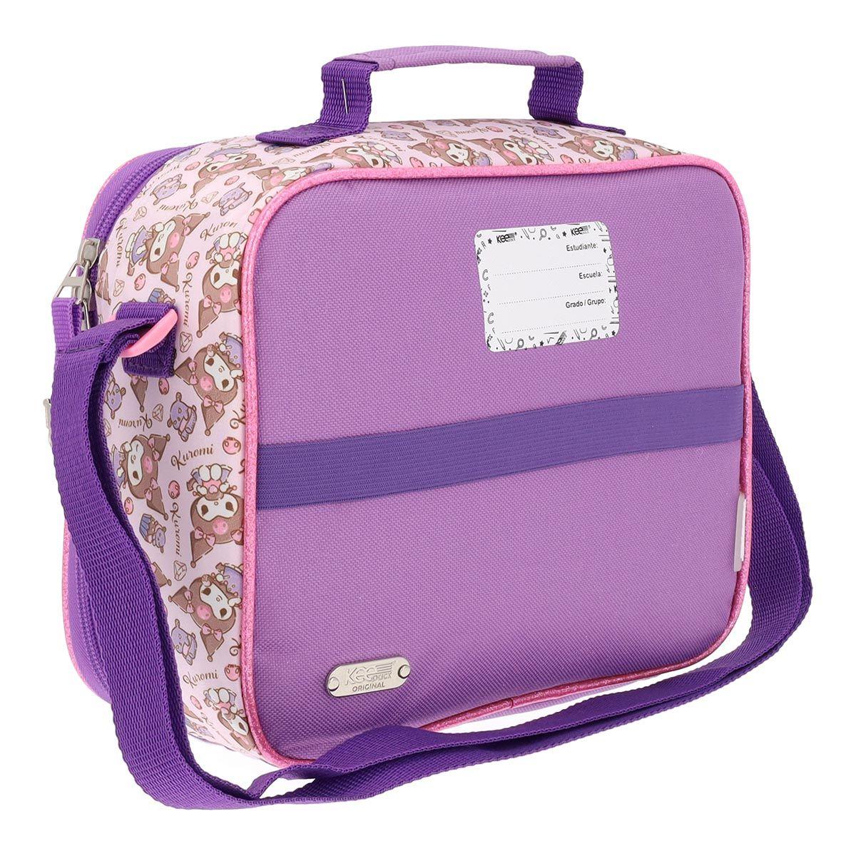 Set Mochilas 3 en 1 Kuromi Infantil Pinky 14L-5