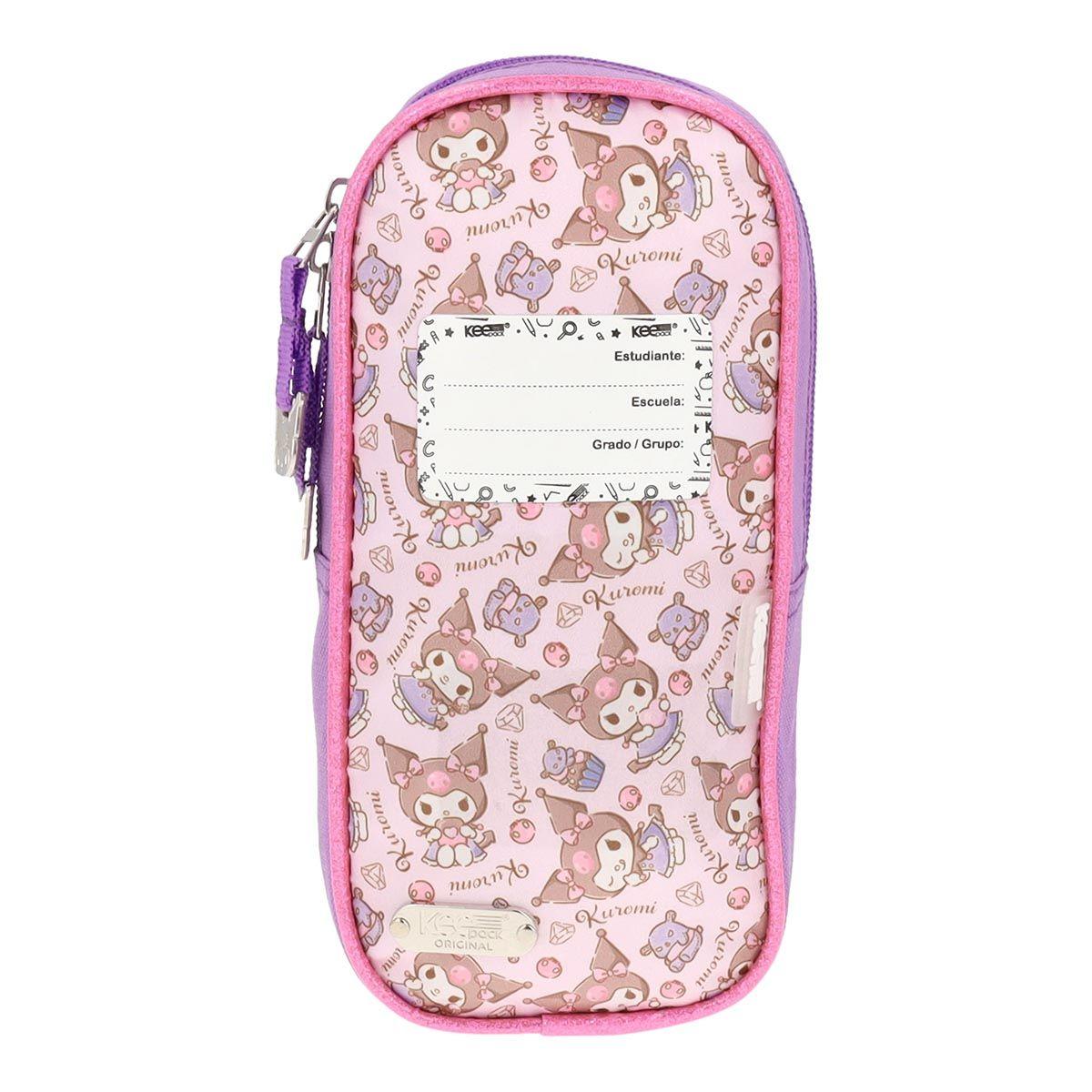 Set Mochilas 3 en 1 Kuromi Infantil Pinky 14L-7