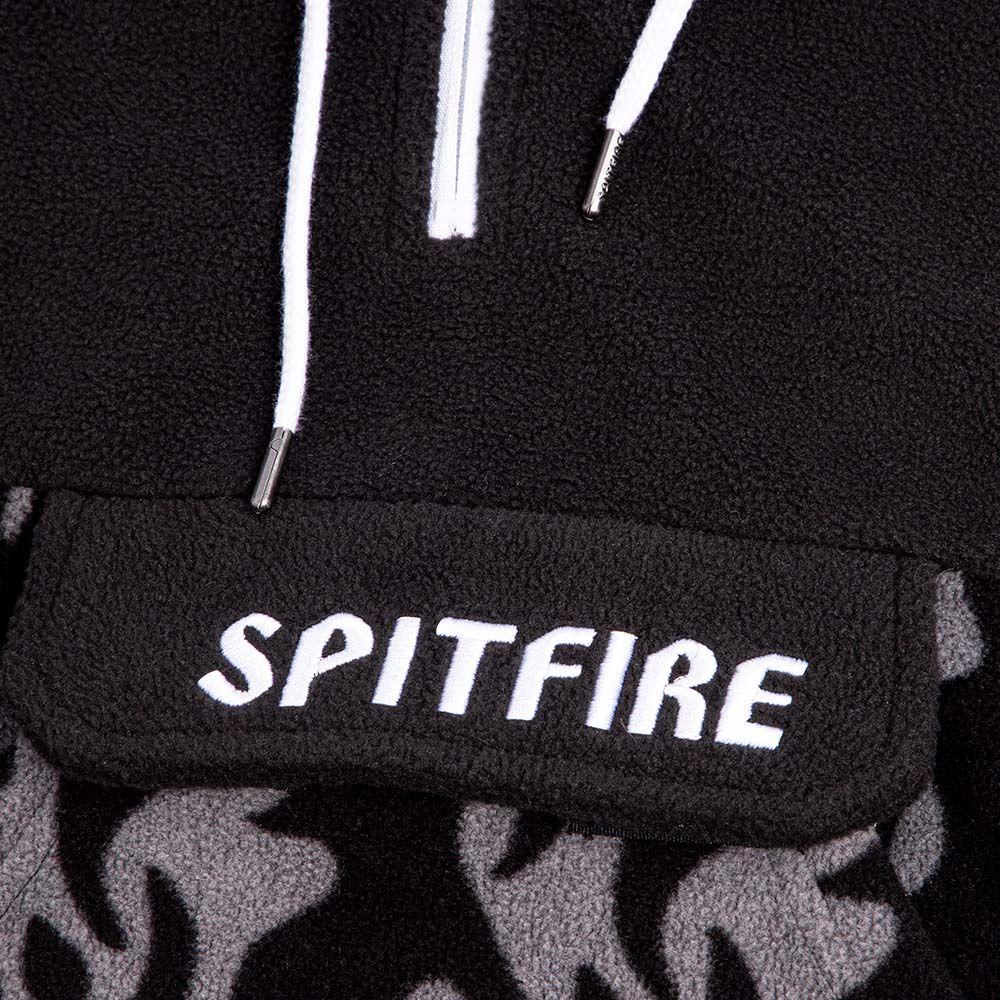 Polerón Micropolar Half Zipper Infantil Gris Spitfire-3