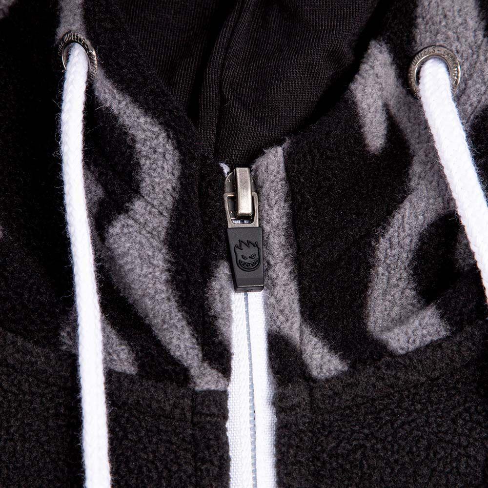 Polerón Micropolar Half Zipper Infantil Gris Spitfire-5