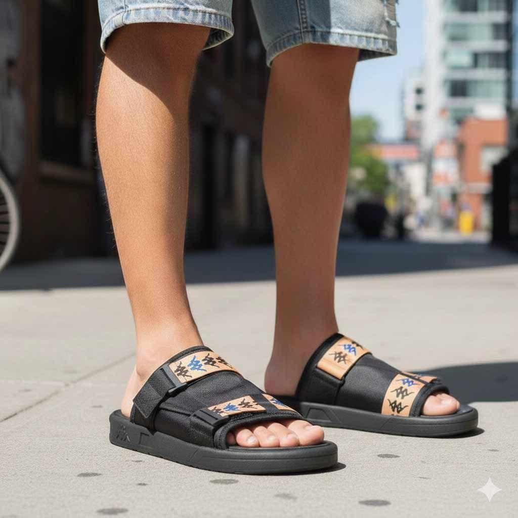 Sandalias Hombre Kappa Mitel 7 Banda Deportiva-1